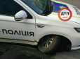 Не витримав українських доріг: На Дніпропетровщині вперше зламався новий поліцейський позашляховик (фото)