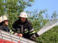 На Дніпропетровщині під час навчань на військовому полігоні спалахнула пожежа